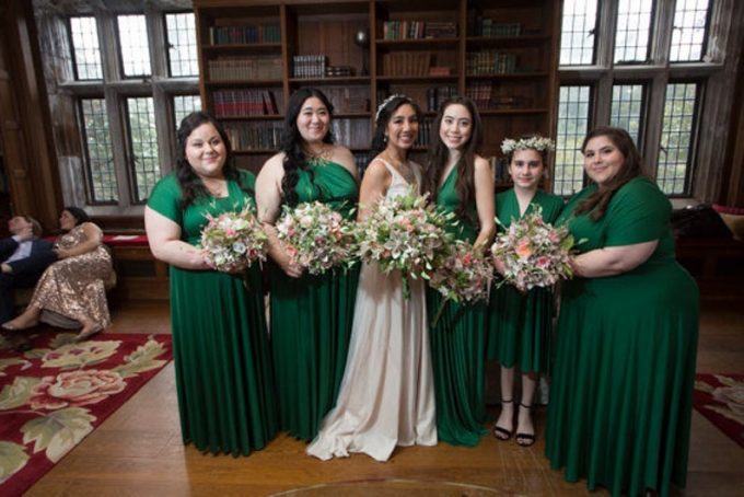 buy emerald green bridesmaid dresses