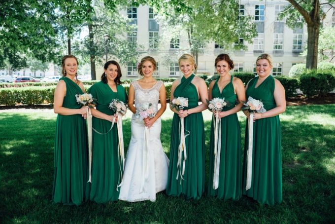 where to buy emerald green bridesmaid dresses