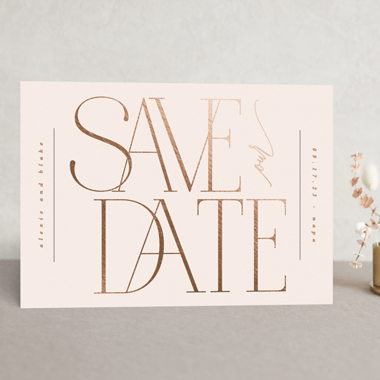 save the date no photo