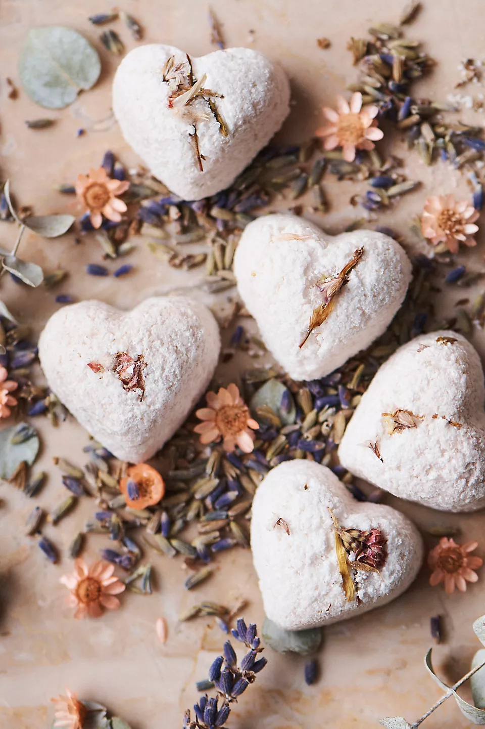 heart shaped bath bombs for self care maid of honor gift