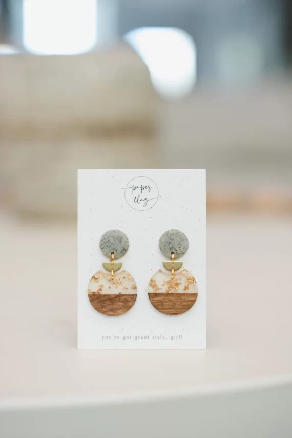 statement clay earring bridesmaid gifts that are not cliche