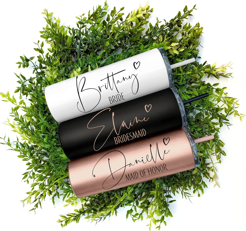personalized tumblers for bridesmaids