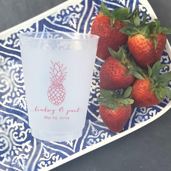 personalized wedding cups