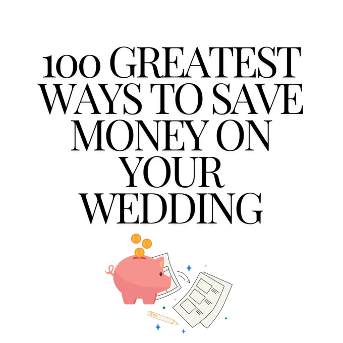 tips for saving money on your wedding