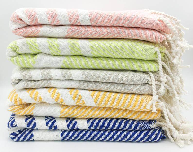 Where to Buy Beach Towel Wedding Favors in Bulk Emmaline Bride