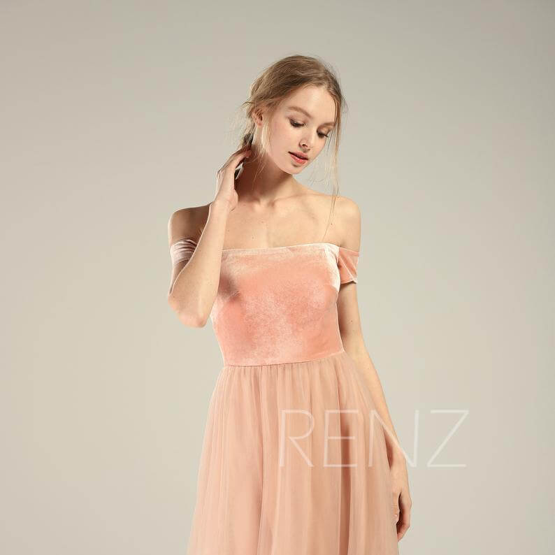 Blush Velvet Bridesmaid Dresses Short Flutter Sleeves Slit Dusty Pink Velvet Dress Xdressy Blush Velvet Bridesmaid Dresses Short Flutter Sleeves Slit Dusty Pink Velvet Dress Xdressy