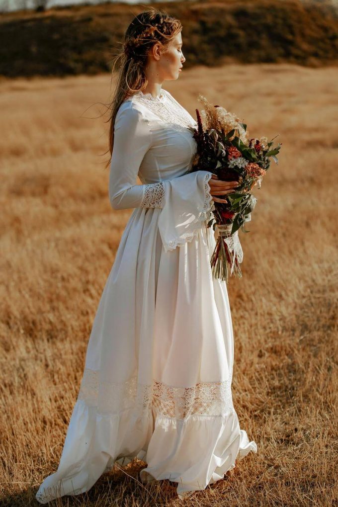 wedding dresses and cowboy boots