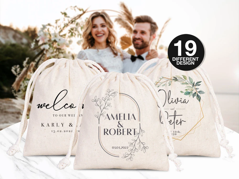 drawstring tote bags for bridesmaids