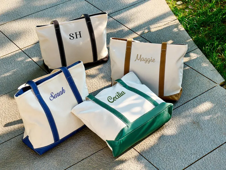 personalized tote bags for bridesmaid gifts