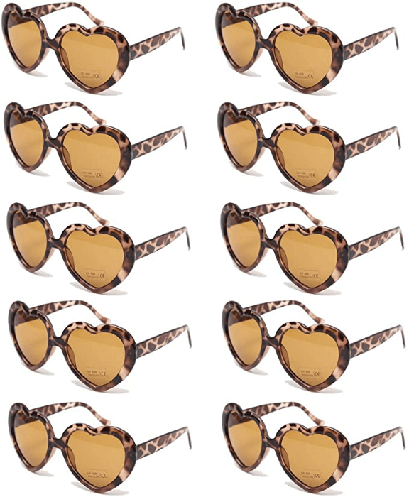 heart shaped sunglasses bulk