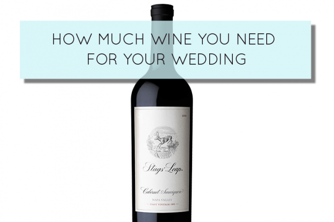 how much wine for weddings