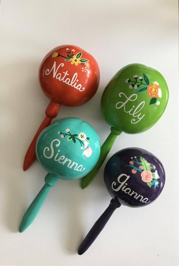 maracas favors for weddings