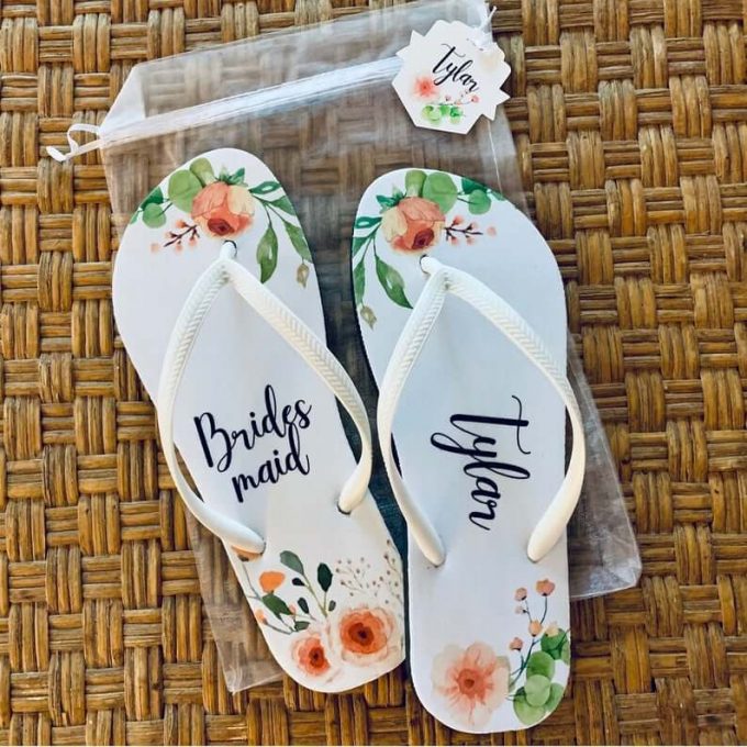 bridesmaid flip flops