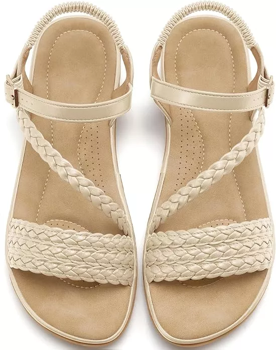 elastic beach sandals