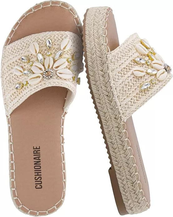 dressy embellished beach sandals