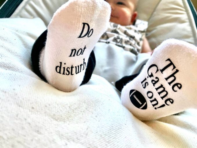 if you can read this baby socks