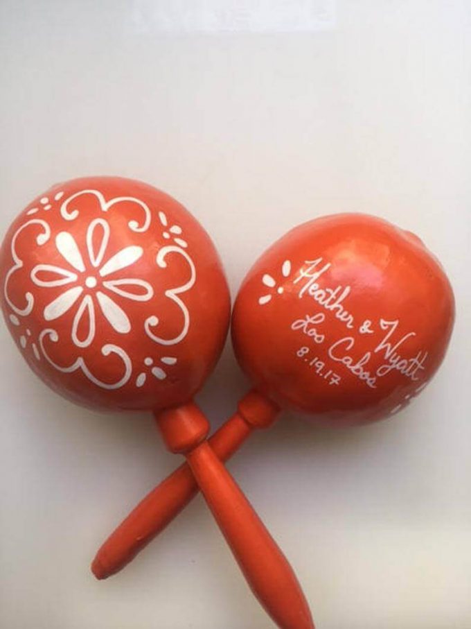 wedding maracas