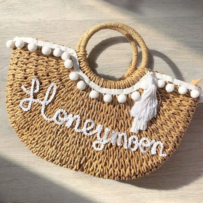 straw bags for brides