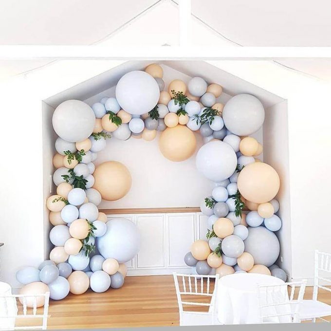 wedding balloon garland