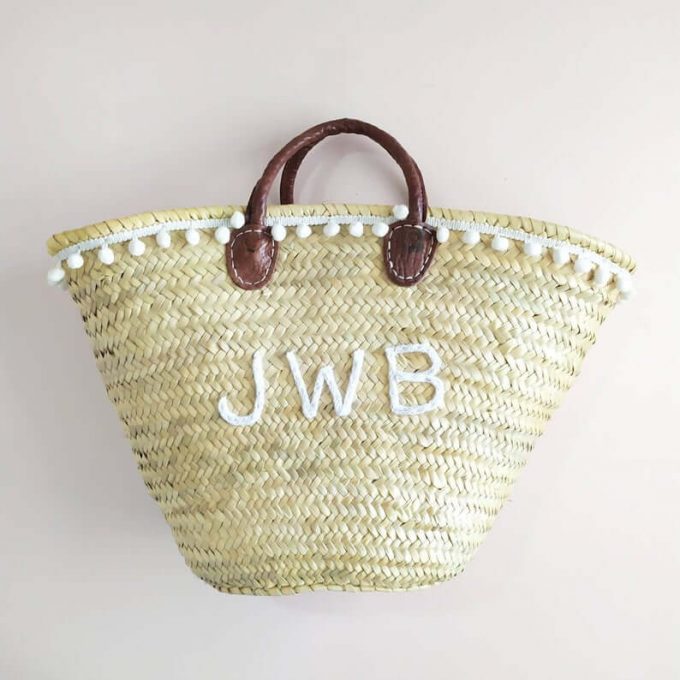 straw bags for brides