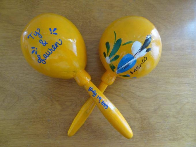 wedding maracas