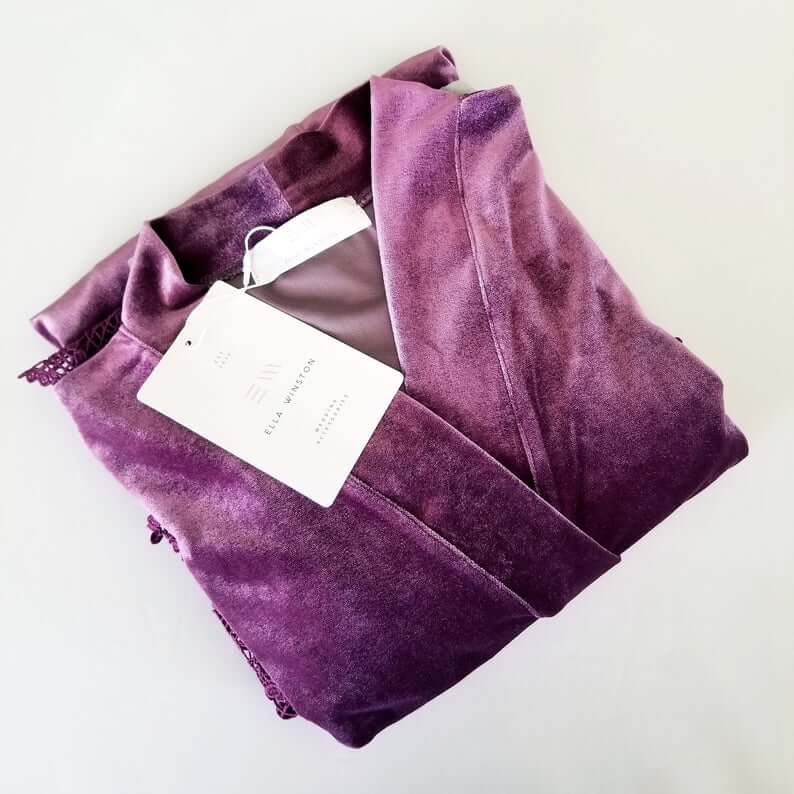 Velvet Bridesmaid Robes for Fall Weddings | Emmaline Bride Wedding Blog