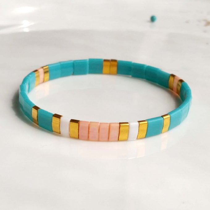 stackable tile bracelets