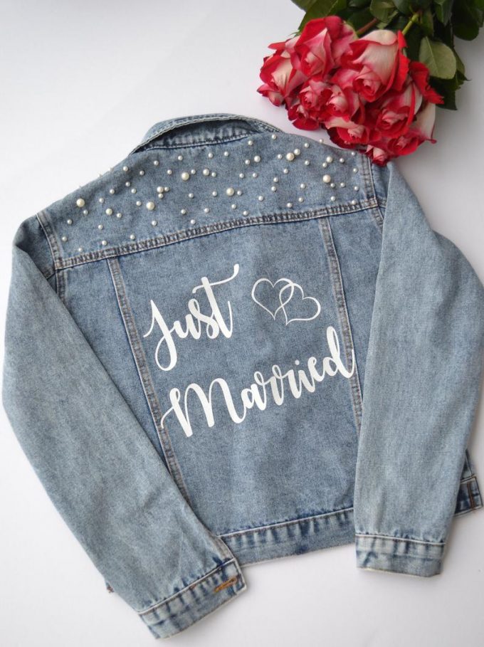 bridal jean jacket