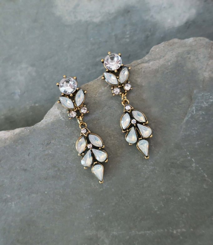 opal wedding earrings