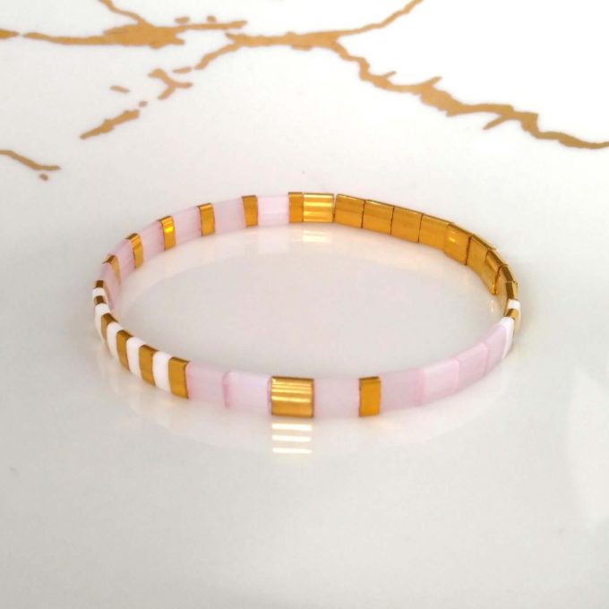 stackable tile bracelets