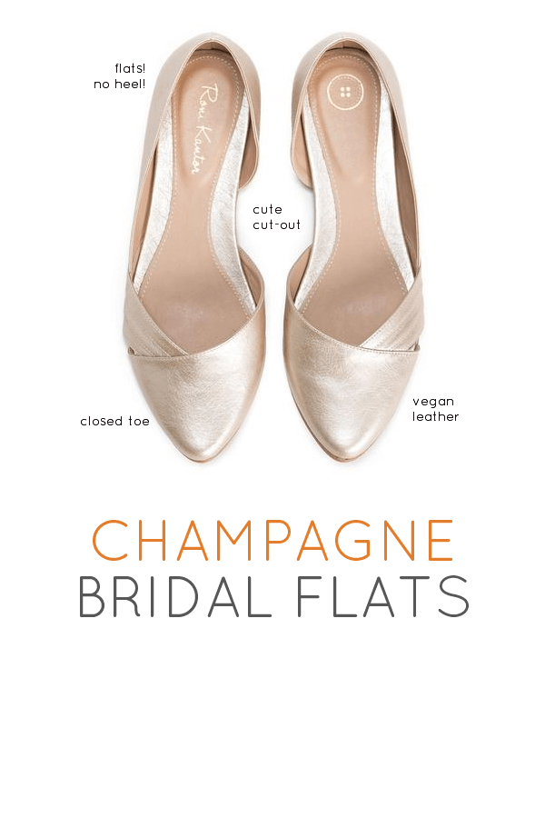 champagne colored wedding shoes