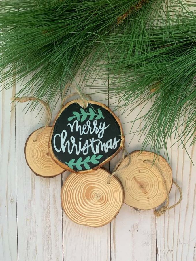 where to buy wood slice ornaments