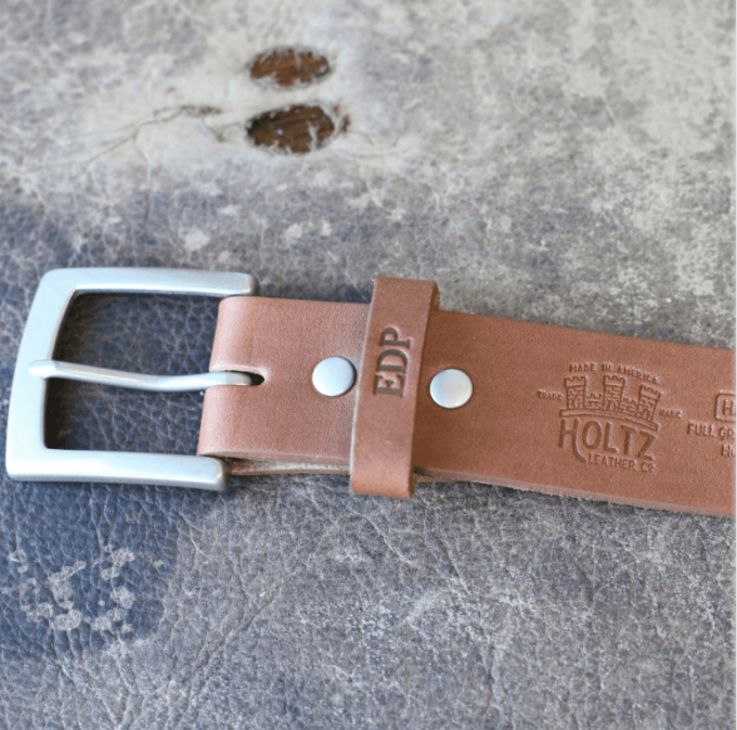 personalized belt for him