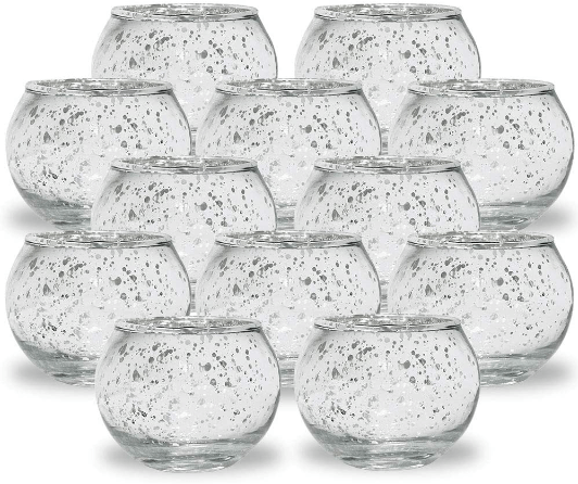 mercury glass candle holders bulk