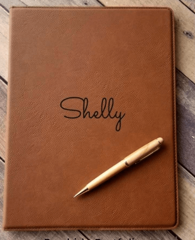 leather portfolio notebook