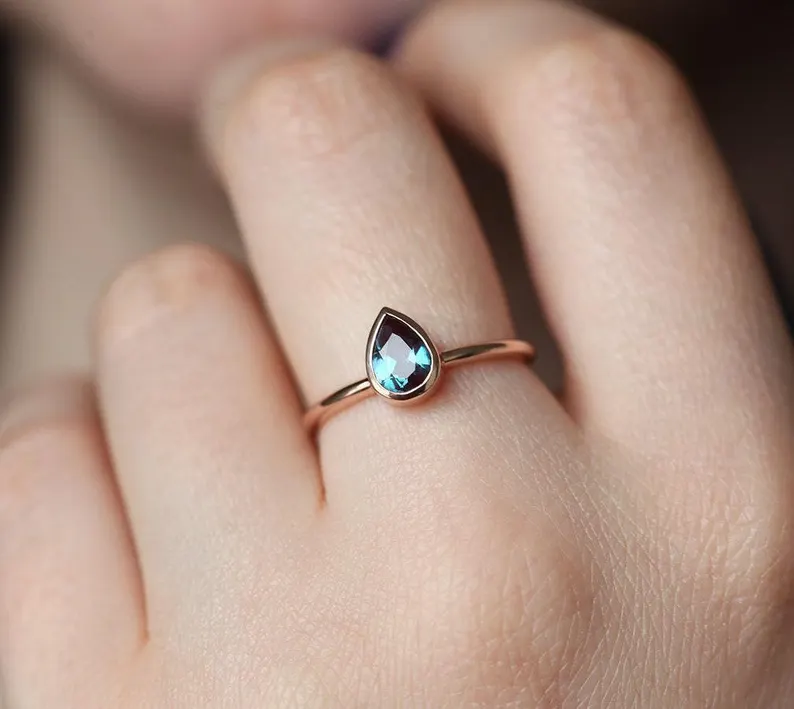 alexandrite engagement rings under $1,000