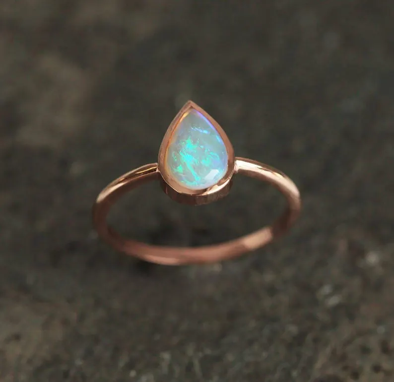 rose gold engagement ring under $1,000