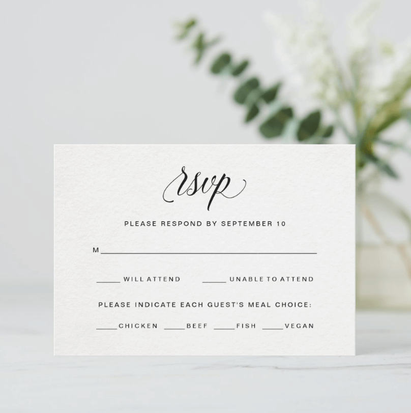 How To: Meal Choice Stickers for Wedding Place Cards | Emmaline Bride