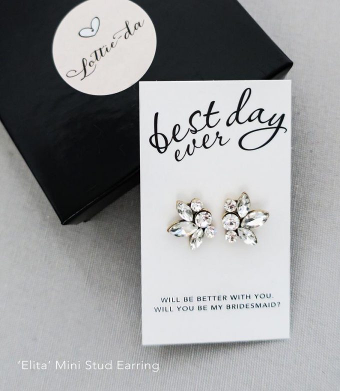 bridesmaid earrings for $25