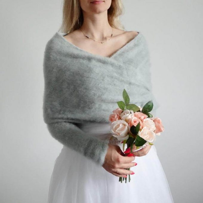 winter bridal sweater