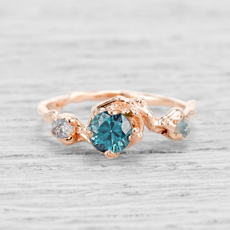 28 Most Unique Earthy Engagement Rings Emmaline Bride Wedding Blog