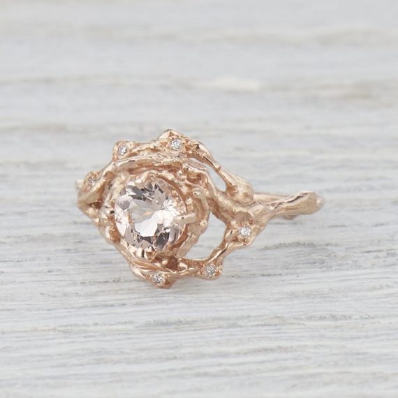 28 Most Unique Earthy Engagement Rings | Emmaline Bride Wedding Blog