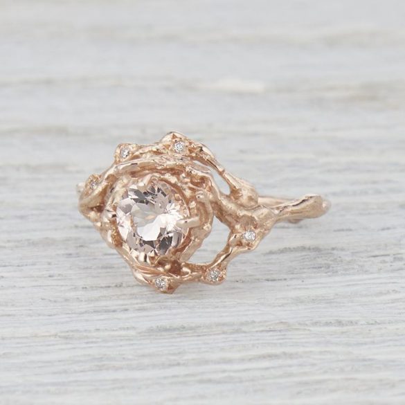 28 Most Unique Earthy Engagement Rings | Emmaline Bride Wedding Blog