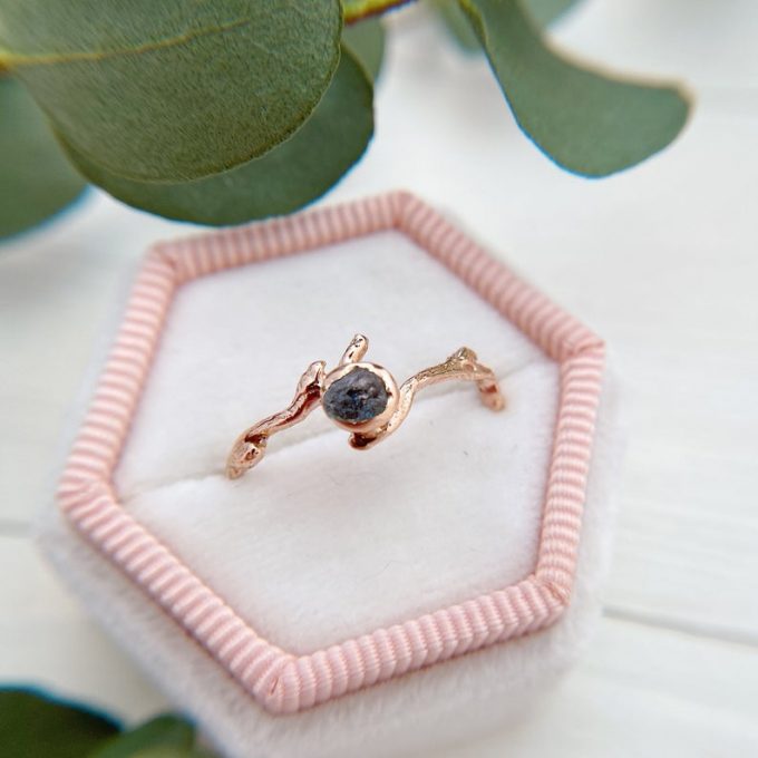 earthy engagement rings