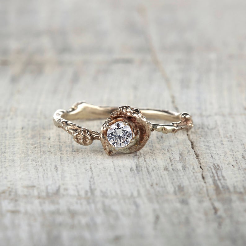 28 Most Unique Earthy Engagement Rings | Emmaline Bride Wedding Blog