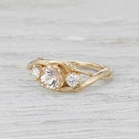 28 Most Unique Earthy Engagement Rings | Emmaline Bride Wedding Blog
