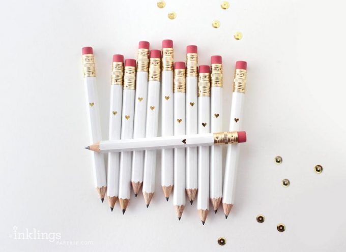 mini wedding pencils