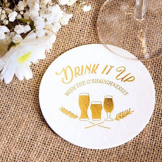 beer themed wedding