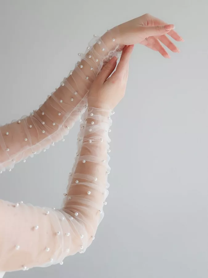 no-sew wedding sleeves - fingerless gloves
