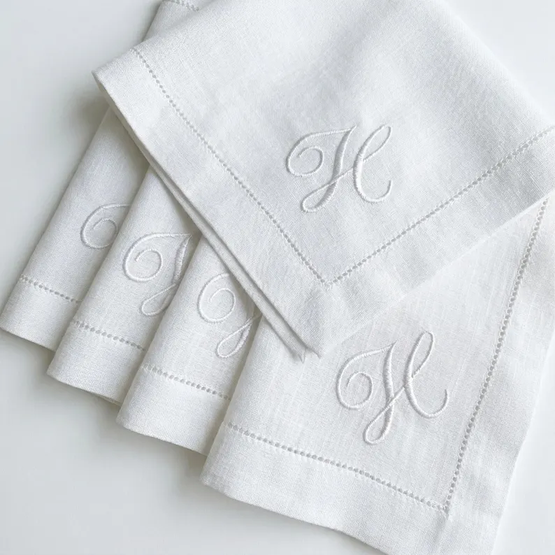 personalized linens for wedding gift